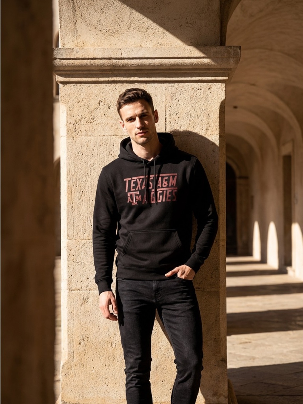 NWT Fanatics Unisex Black Graphic Hoodie Texas A&M Aggies - Size Large - Picture 5 of 8
